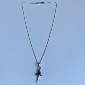 Marks & Spencer sterling silver 925 ballerina necklace